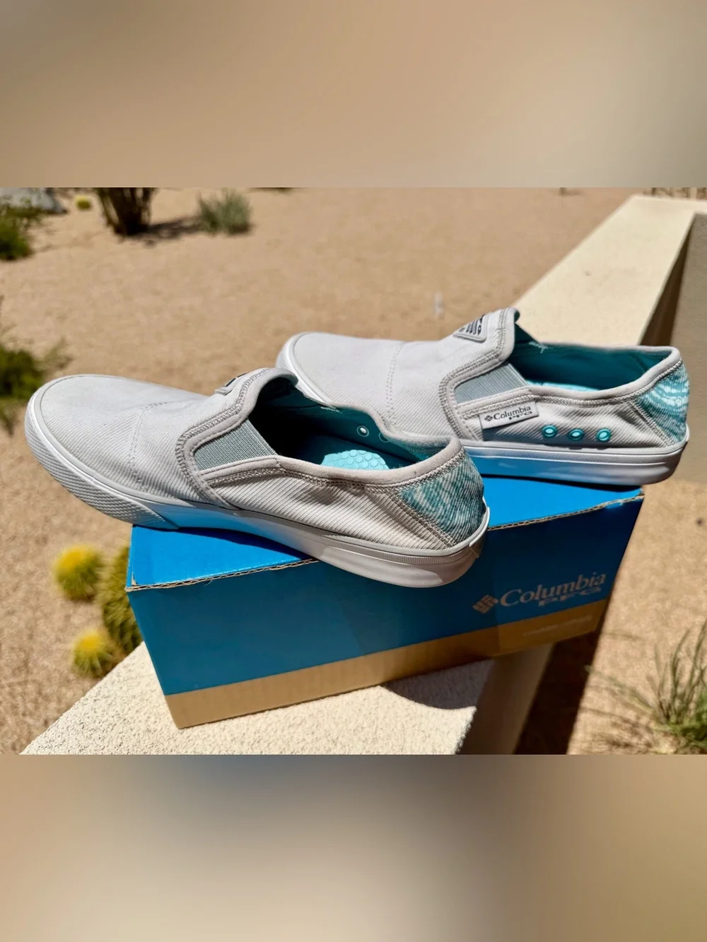 NEW Columbia PFG Slack What Slip On Cruise Beach Boating Fishing Shoes  7.5 NIB